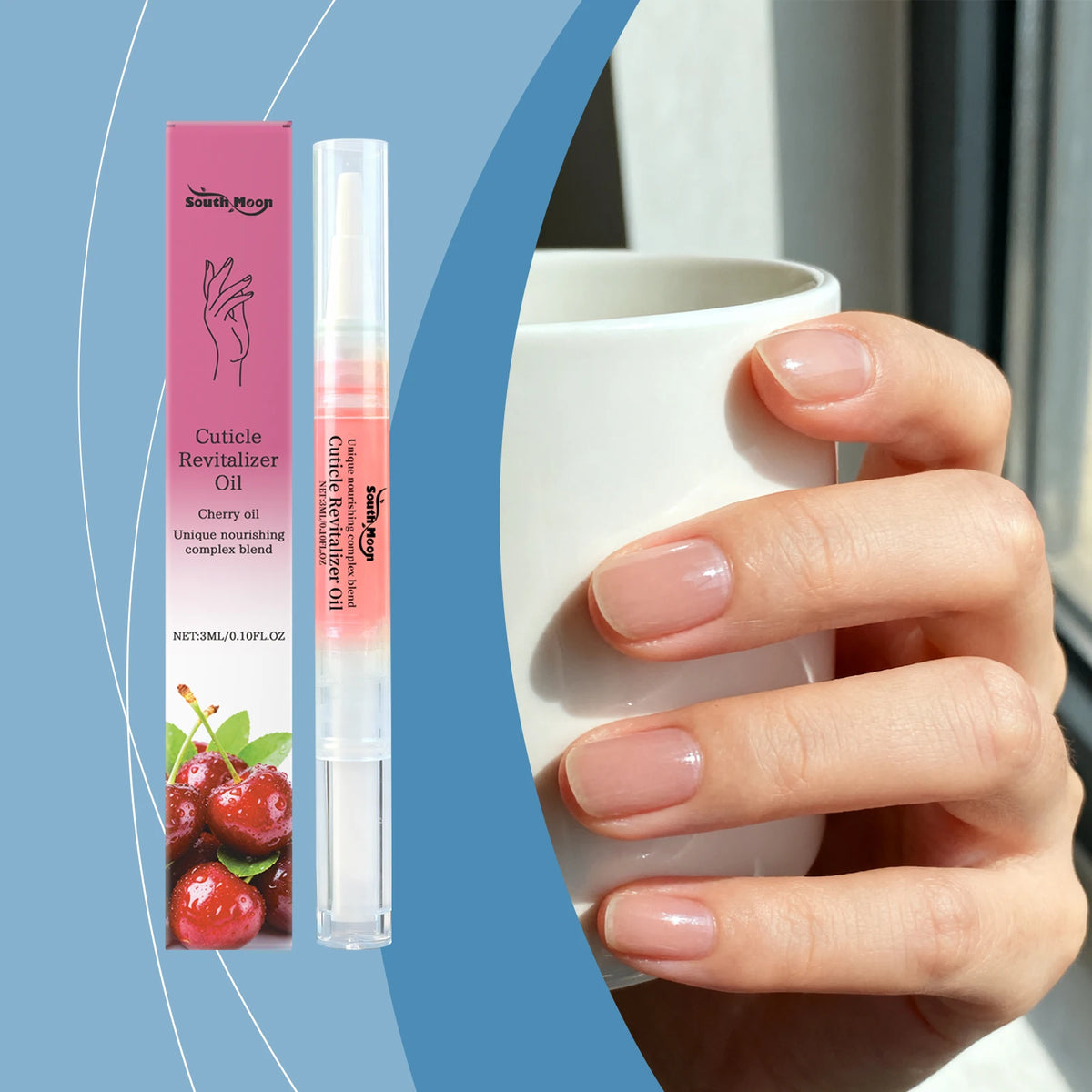 Cherry Cuticle Oil Pen – Nail Nourishment & Strengthening Treatment Cuticle Oil Pen Qst