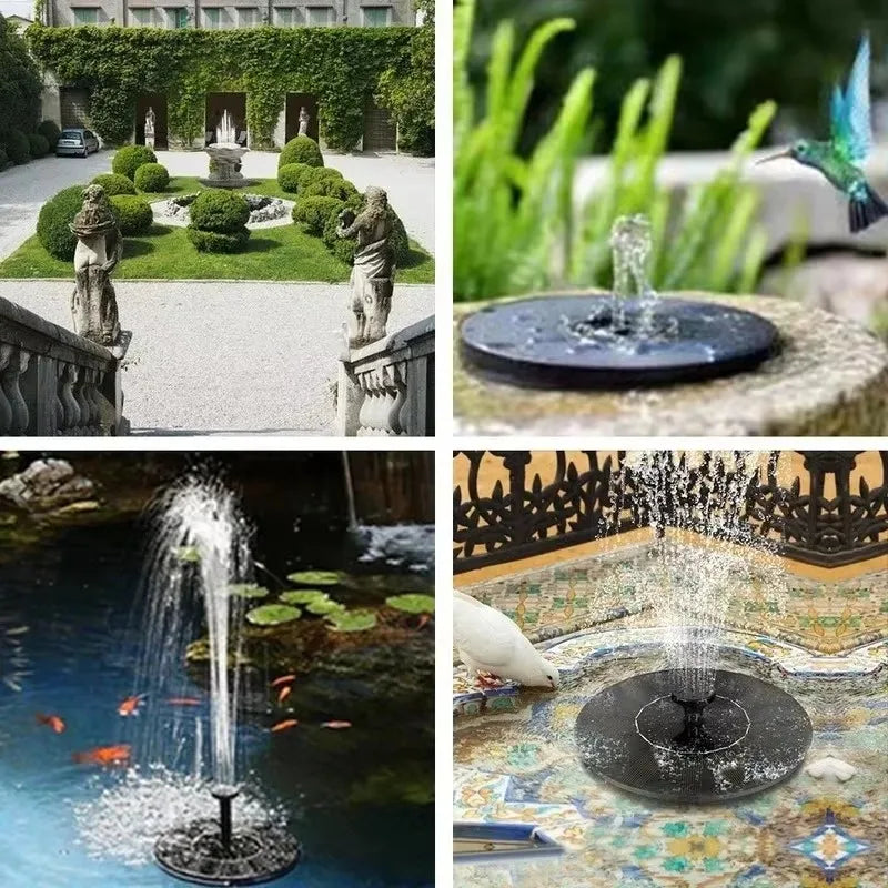 Solar Floating Fountain Pump – Outdoor Pool & Garden Decor Solar Fountain Pump Qme