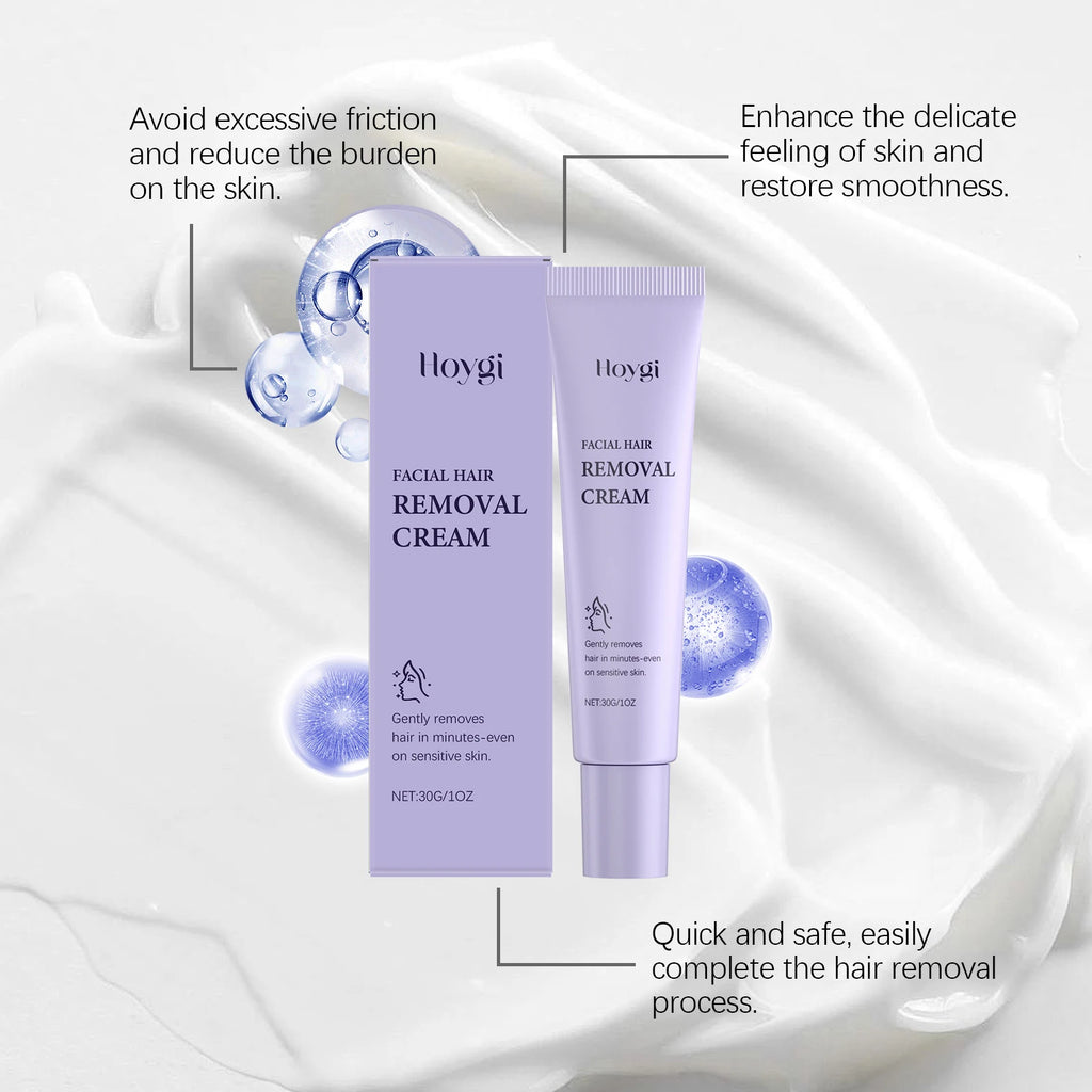 Hoygi Facial Hair Removal Cream – Gentle & Nourishing 30g Hair Removal Cream Qst