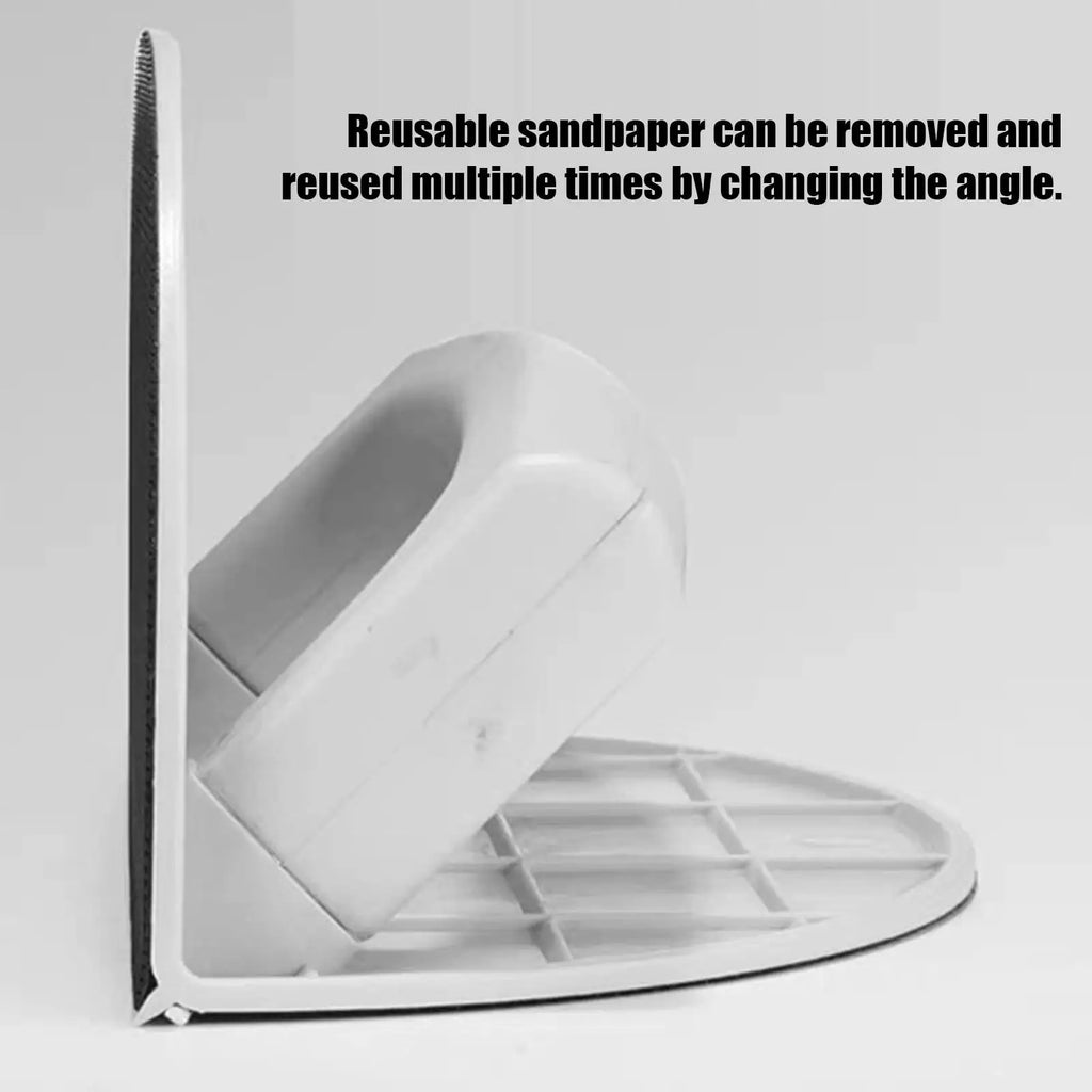 Hand Sander Self-Adhesive Sandpaper Holder – Walls & Wood Hand Sanding Block Qme