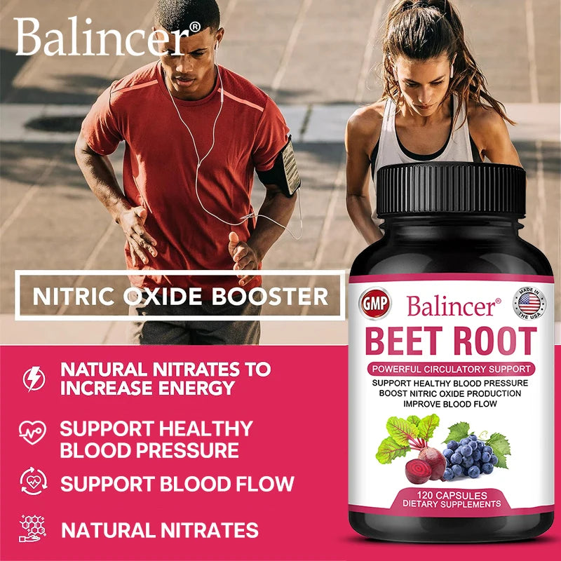 Balincer Beetroot Capsules – Antioxidant & Energy Support Beetroot Supplement Qst
