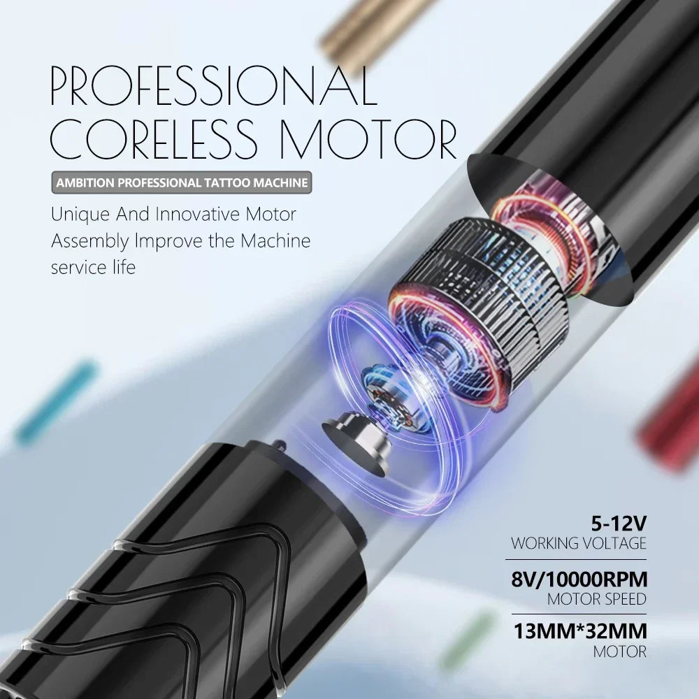 Mini Rotary PMU Microblading Pen | Permanent Makeup Machine PMU Microblading Pen Qme
