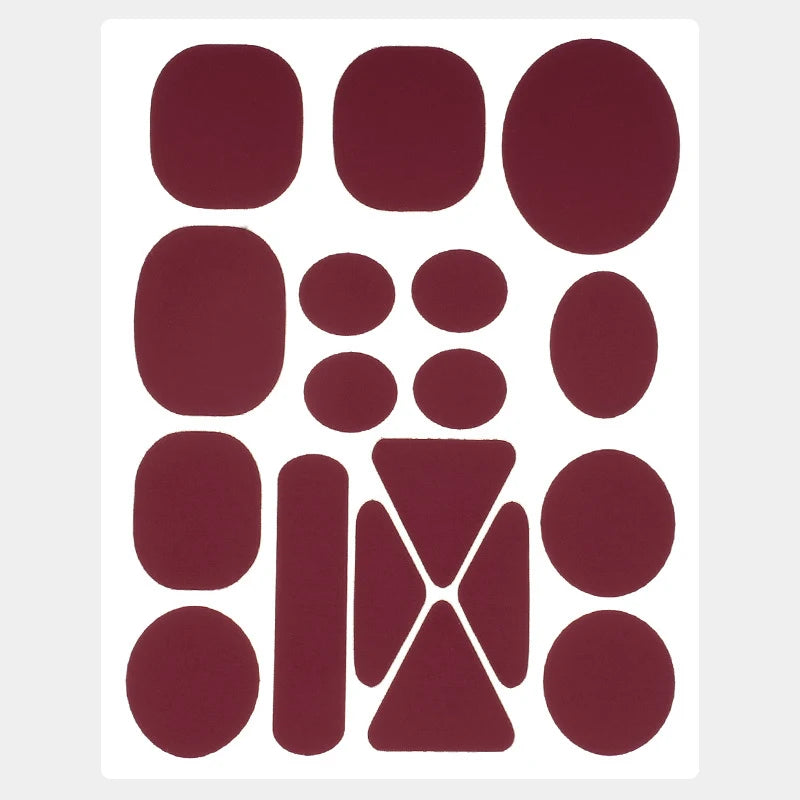 Self-Adhesive Nylon Fabric Repair Patches – Assorted Shapes Fabric Repair Patches Qst winered1