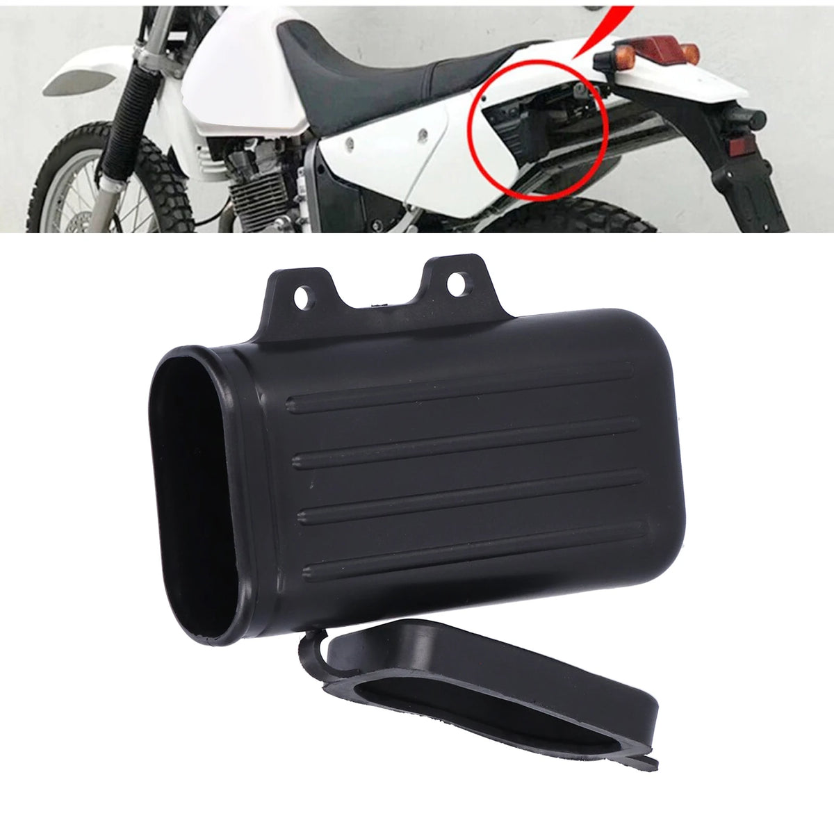 Motorcycle Tool Box ABS Plastic – Yamaha TW200 & Suzuki DR250 Motorcycle Tool Box Qst