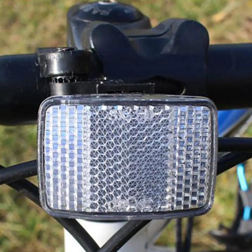 Bike Front & Rear Reflector Set with Mounting Bracket Bicycle Reflector Set Qme
