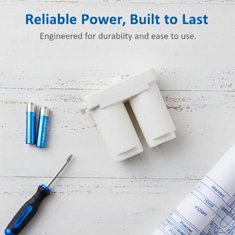 Double Compartment Battery Box for Gas Water Heater – White Water Heater Part Qme