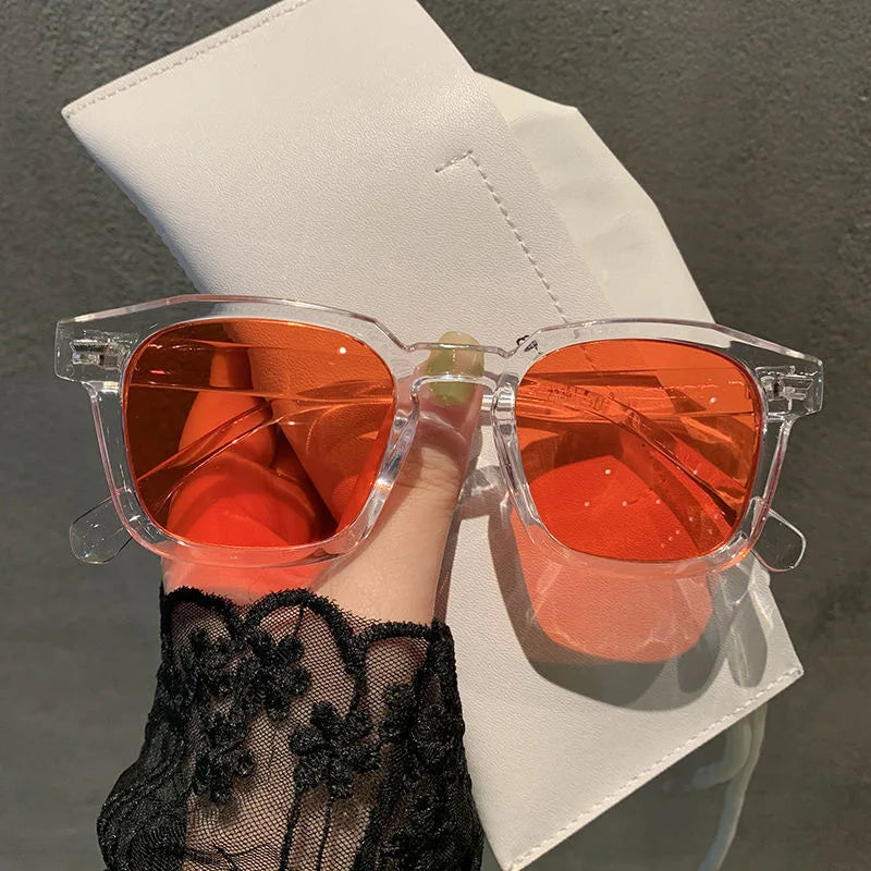 Women's Polygon Square Sunglasses UV400 – 7 Lens Colors Fashion Sunglasses Qme TH