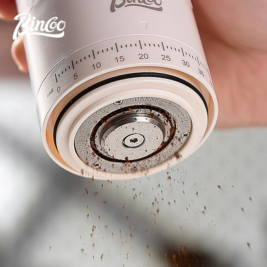 Bincoo Electric Coffee Grinder – Compact Automatic Bean Mill Electric Coffee Grinder Qst
