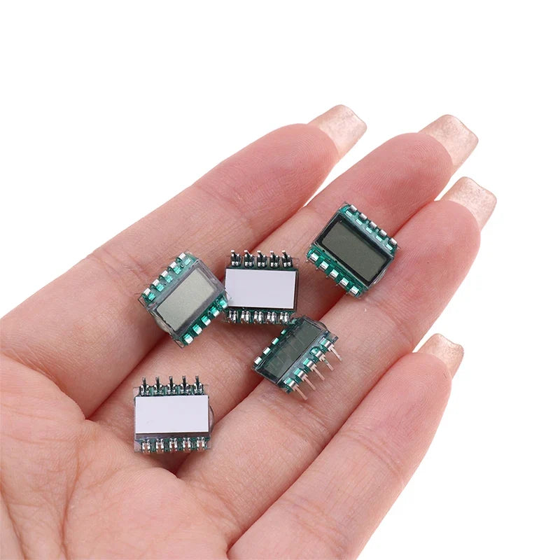 10-Pin 3-Digit Segment LCD Panel 3.0V TN Positive Display LCD Display Module Qme