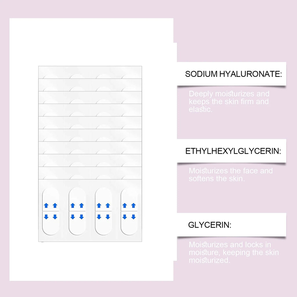 Invisible Face Lift Tape – Transparent Thin Lifting Patches Face Lifting Tape Qme