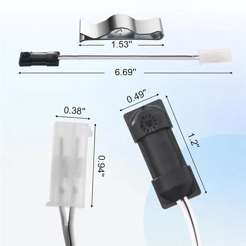 Norcold RV Refrigerator Thermistor Sensor Mounting Clip A02F-629409 Refrigerator Replacement Part Qme