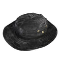 Men's Snake Camo Bucket Hat – Summer Outdoor Sun Shade Cap Bucket Hat Qme black