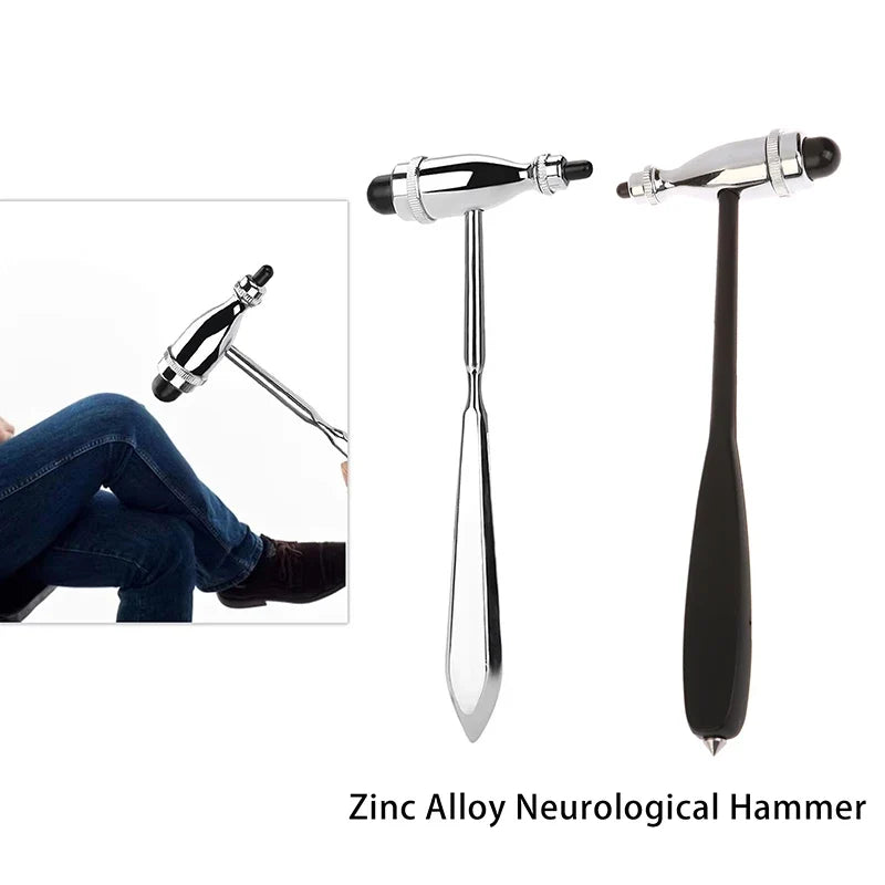 Zinc Alloy Reflex Percussion Hammer – Examination Mallet Reflex Hammer Qme