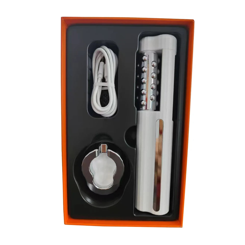 3D Electric 360° Face Roller EMS Heating Lifting Massager Face Lifting Massager Qst