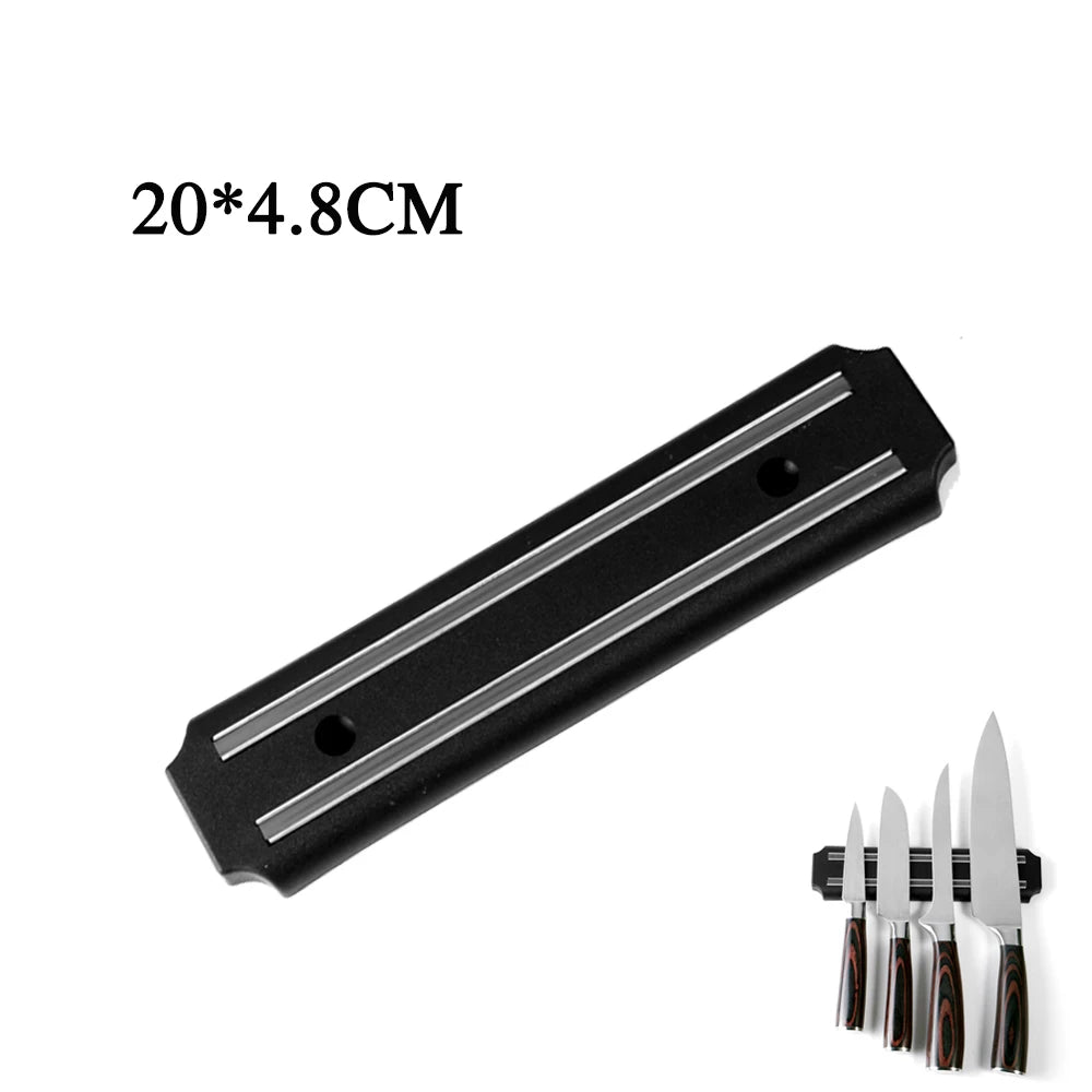 XITUO Magnetic Knife Holder Wall Mount Strip – 3 Sizes Magnetic Knife Strip Qst style C