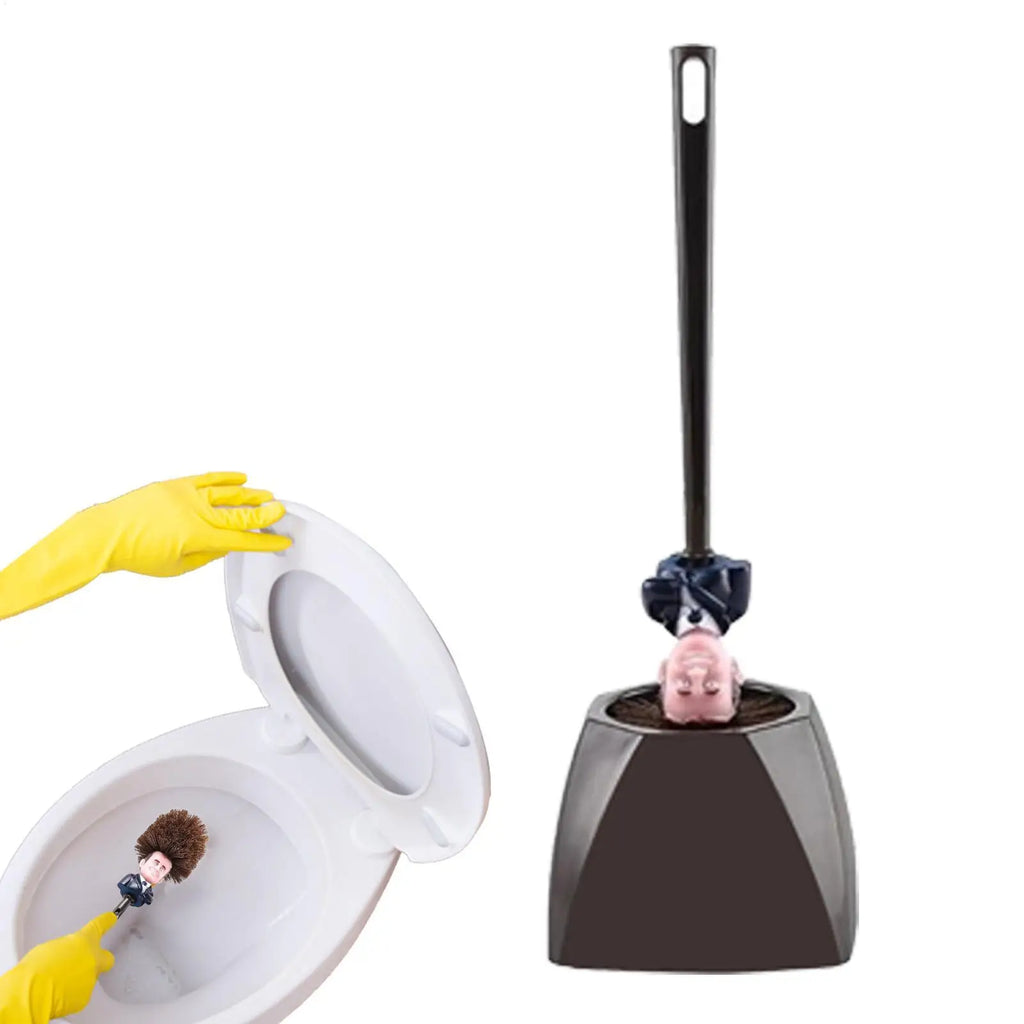 Funny Presidential Toilet Brush with Holder | Novelty Gift Novelty Toilet Brush Qme