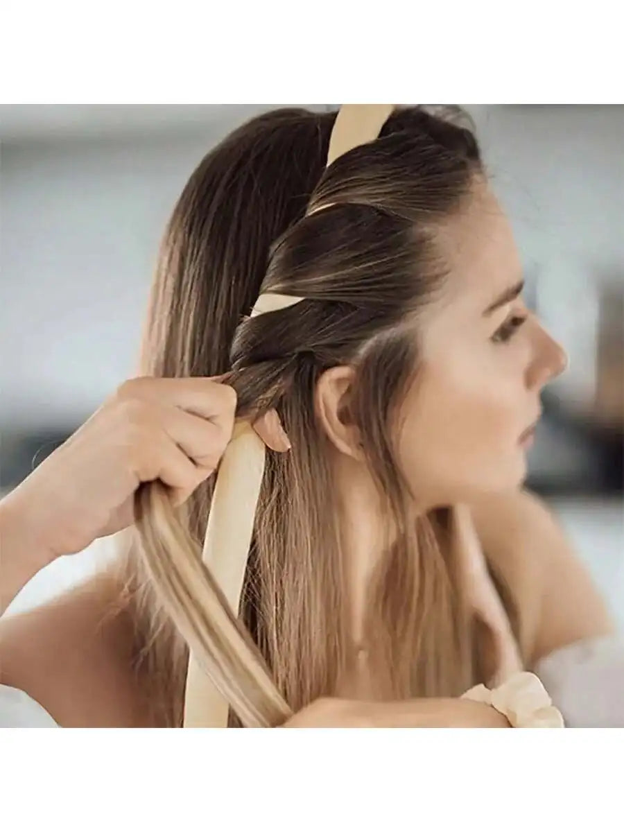 Heatless Hair Curler for Long Hair – DIY No-Heat Curl Styling Heatless Hair Curler Qme