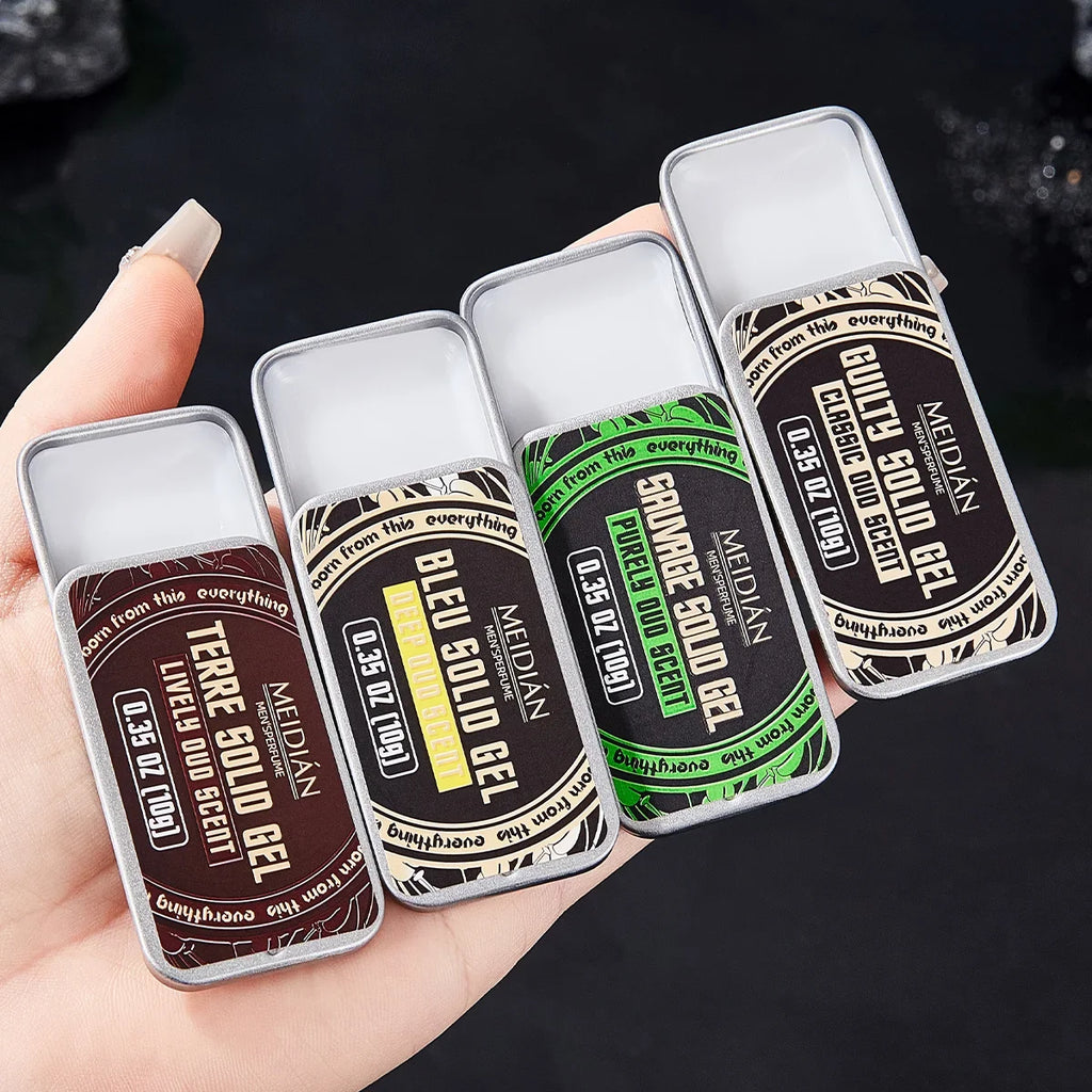 Solid Perfume for Men & Women – Fresh Portable Fragrance Solid Perfume Qme 4pcs