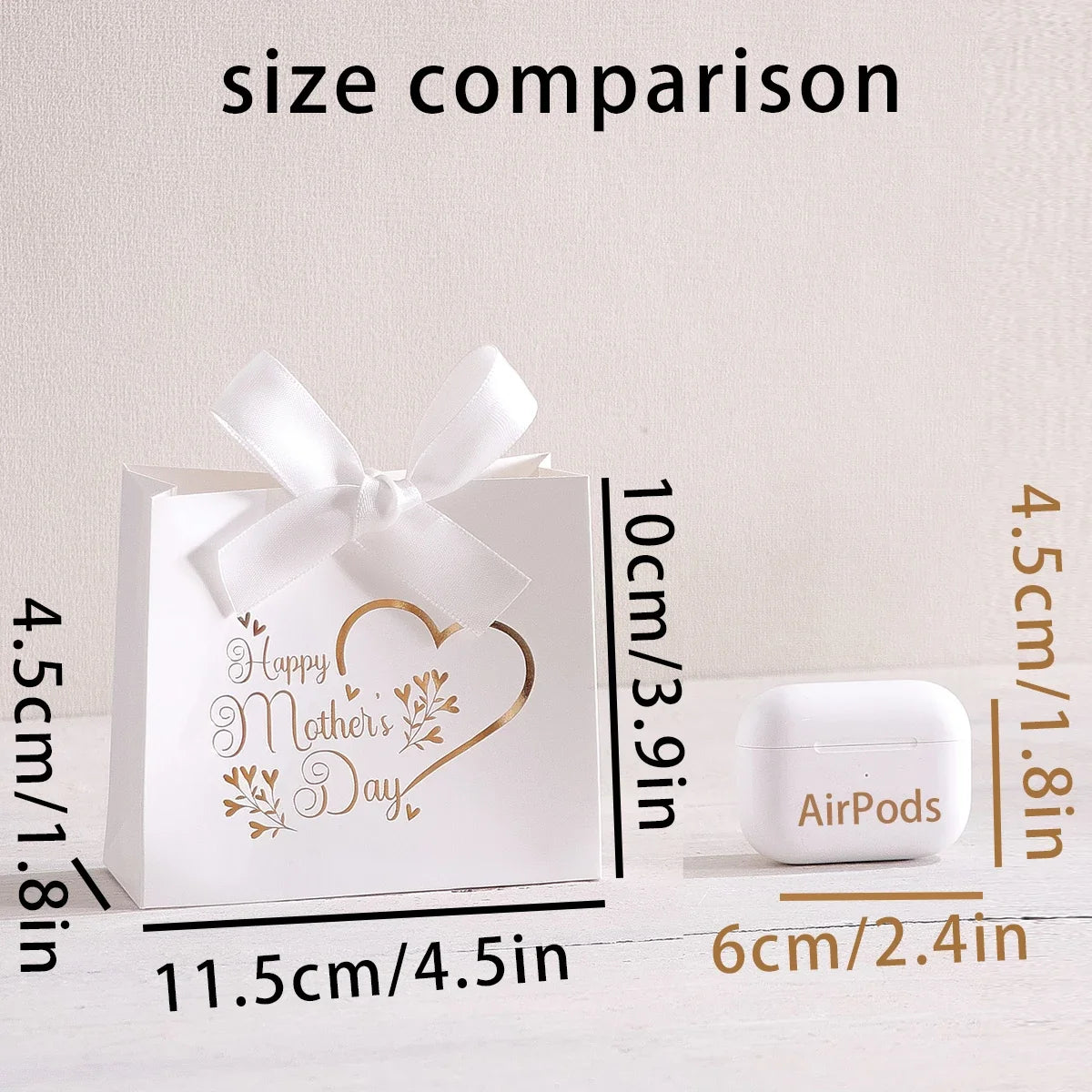 Mother's Day Elegant Candy Gift Boxes – Pink, White & Gold Gift Boxes Qme