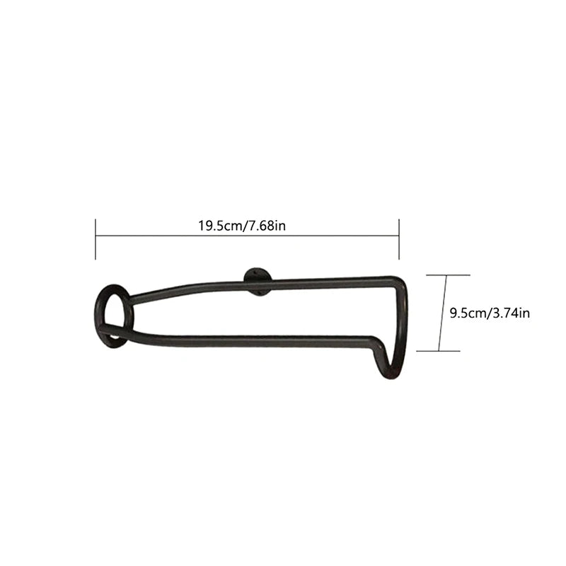 Wall-Mounted Iron Wine Holder – Bar & Champagne Display Rack Wine Bottle Holder Qst