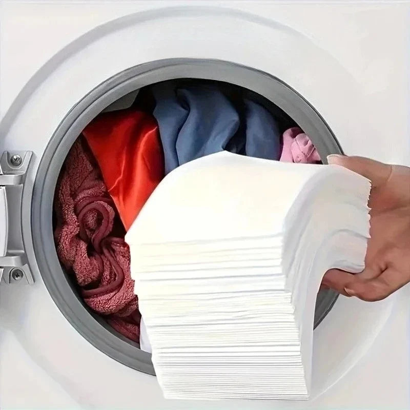 Laundry Color Catcher Sheets – Anti-Dye Absorbing Tablets 50/100ct Laundry Color Catcher Qme
