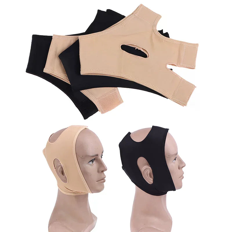 Face Lifting Strap Mask – Chin, Cheek & Neck Contouring Belt Face Contouring Mask Qme