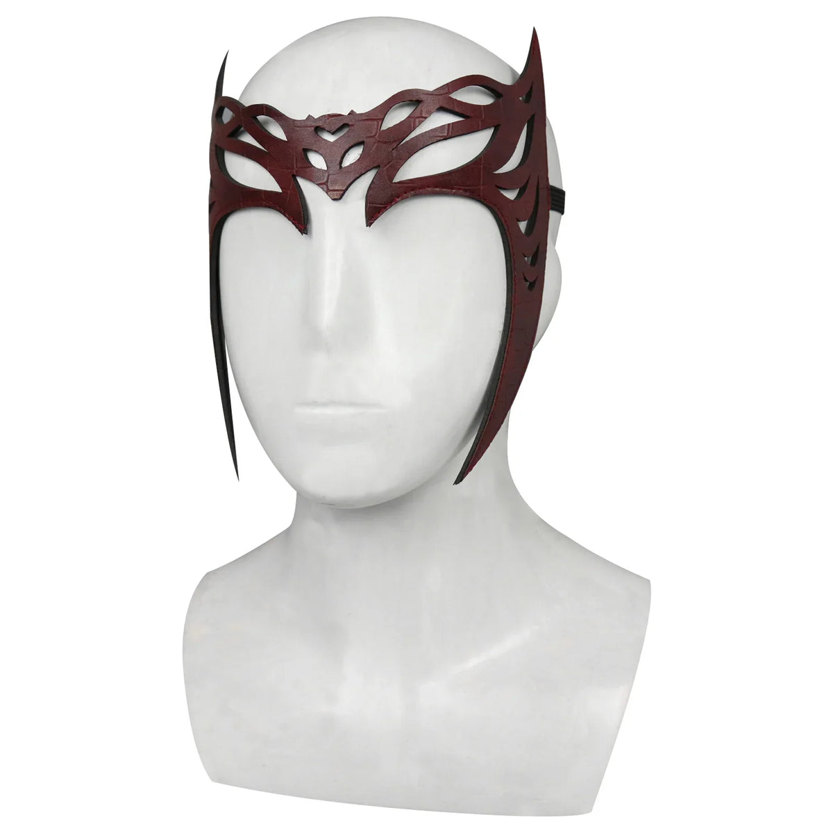 Scarlet Witch Cosplay Headband & Mask | Synthetic Leather Cosplay Headband Mask Qme Type C