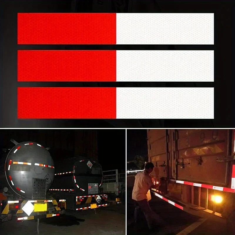 Reflective Safety Stickers for Cars Trucks & Trailers Reflective Safety Stickers Qme