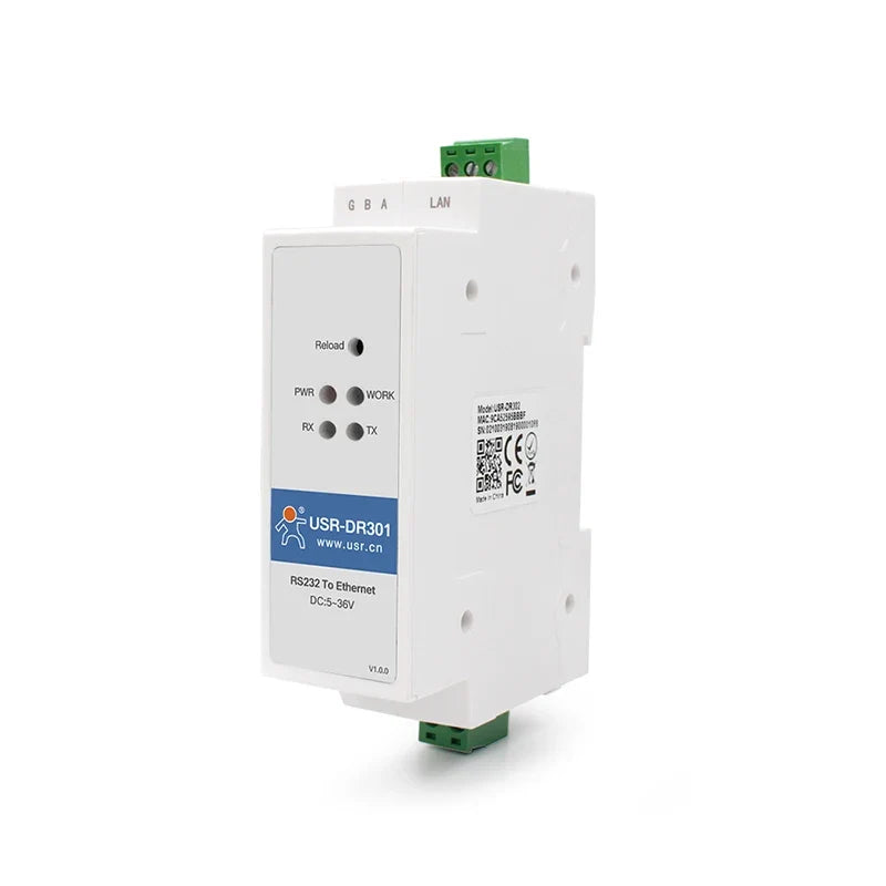 RS232 to Ethernet Converter Server IoT Device USR-DR301 Serial Ethernet Converter Qme