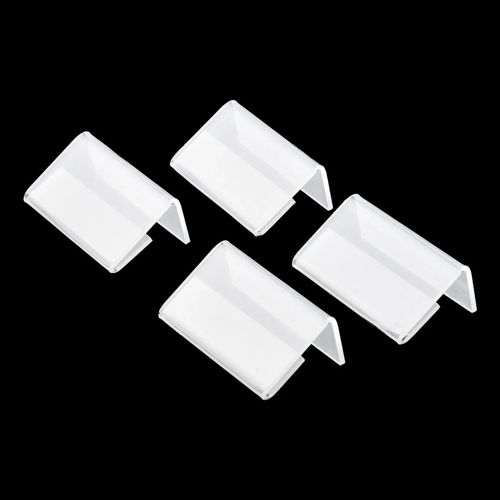 Transparent Acrylic Price Card Tag Label Display Holders 25pc Acrylic Sign Holder Qme