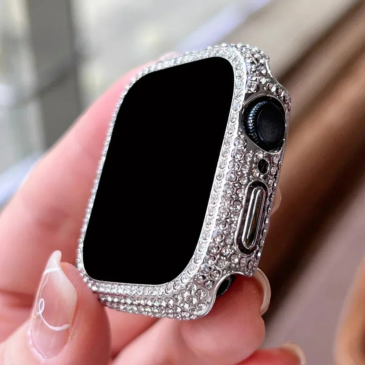 Rhinestone Apple Watch Case & Screen Protector 38–45mm Apple Watch Case Qme