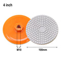 100mm Wet Dry Polishing Buff Disc – Granite Stone Concrete Polishing Buff Disc Qme Default Title