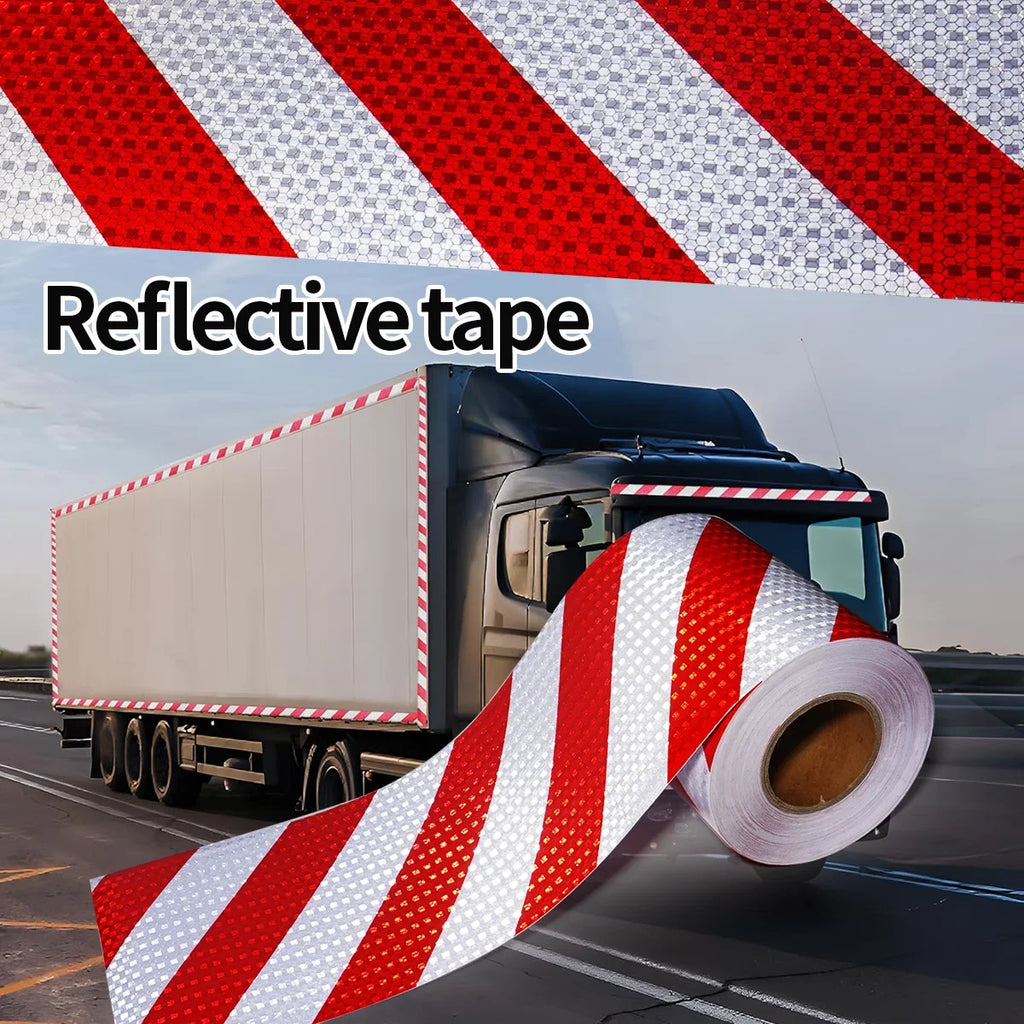 Reflective Safety Warning Tape – Self-Adhesive PVC Twill Reflective Safety Tape Qme