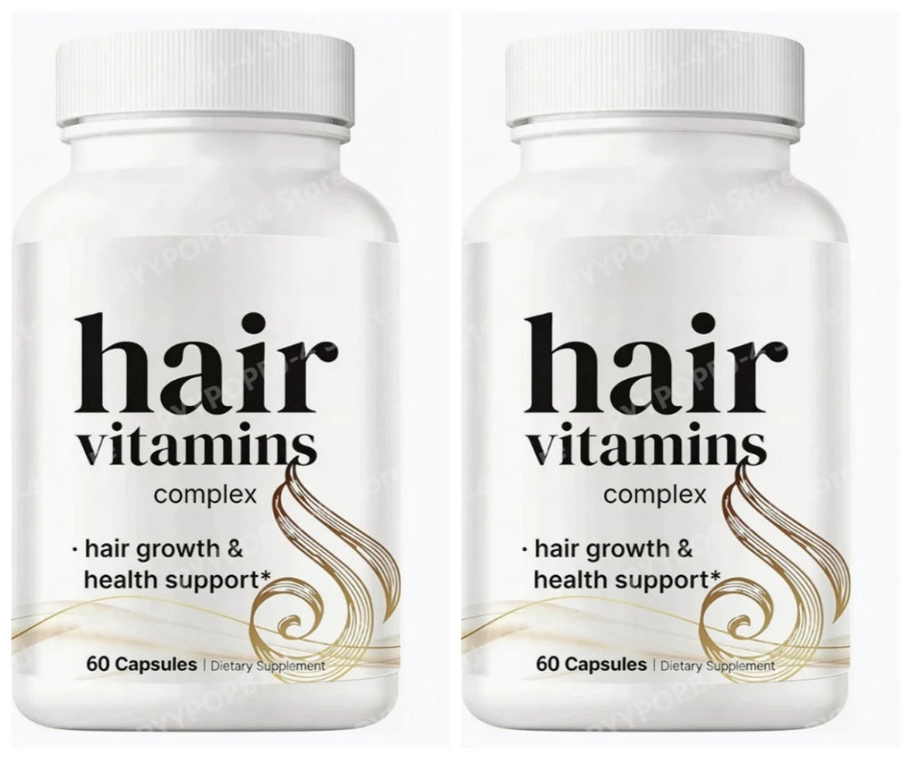 14-in-1 Biotin Collagen Keratin Hair Growth Vitamins 60 Caps Hair Growth Supplement Qst 2 bottles