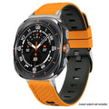Silicone Sport Band for Samsung Galaxy Watch Ultra 2 – 10 Colors Silicone Watch Band Qme Yellow Black Watch Ultra(2025)
