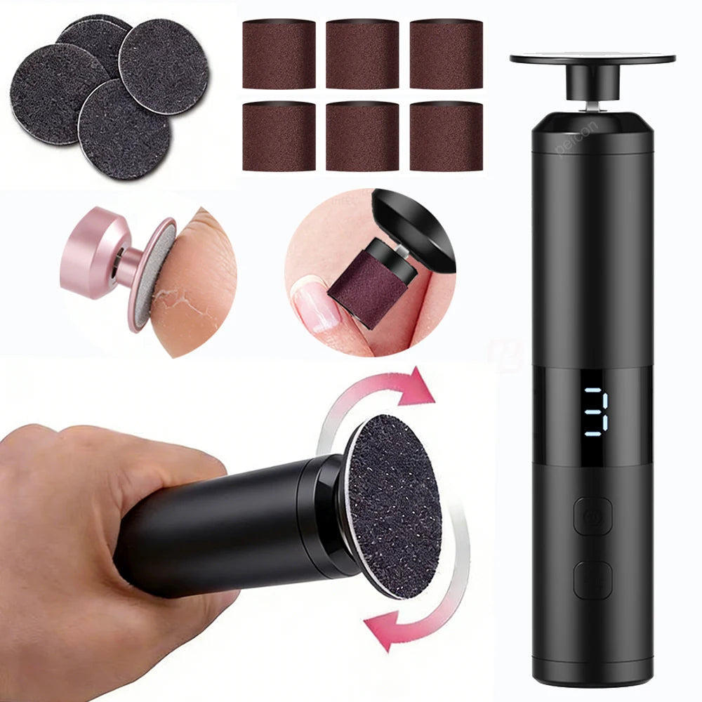 Electric Foot Callus Remover – Rechargeable Foot File & Grinder Electric Foot File Qst