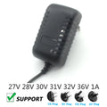 DC Power Adapter 27V–36V 1A for Robot Vacuum & Audio Devices DC Power Adapter Qme EU PLUG 32V