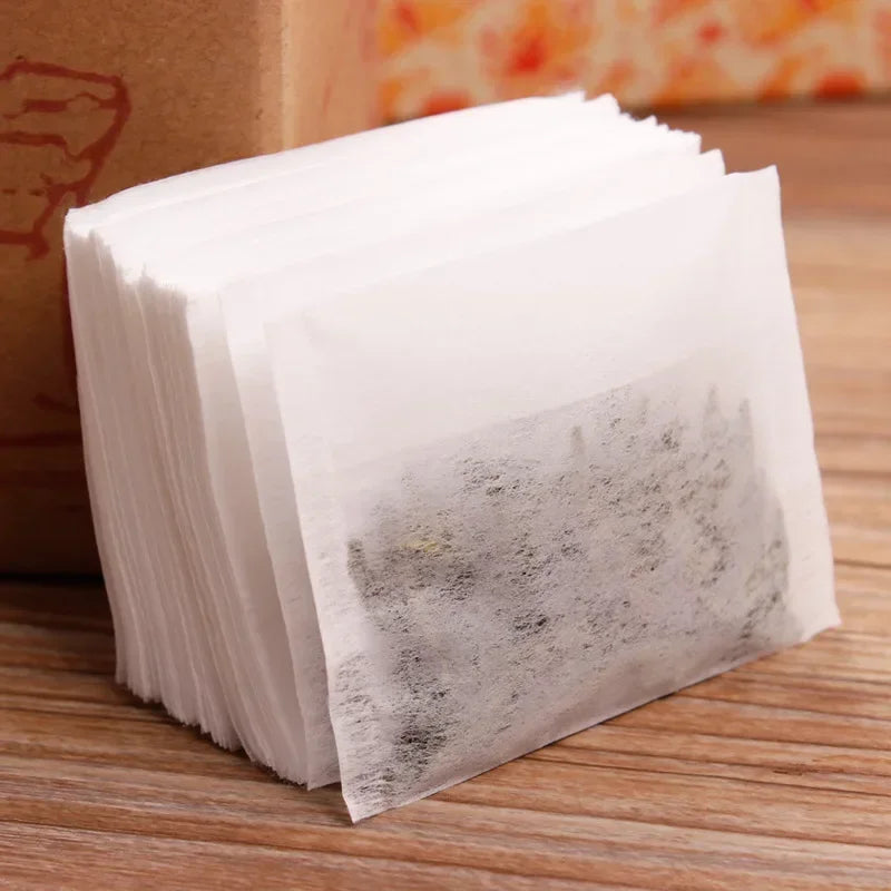 Disposable Empty Tea Bags Flip-Over Seal | Loose Leaf & Herb Tea Filter Bags Qme