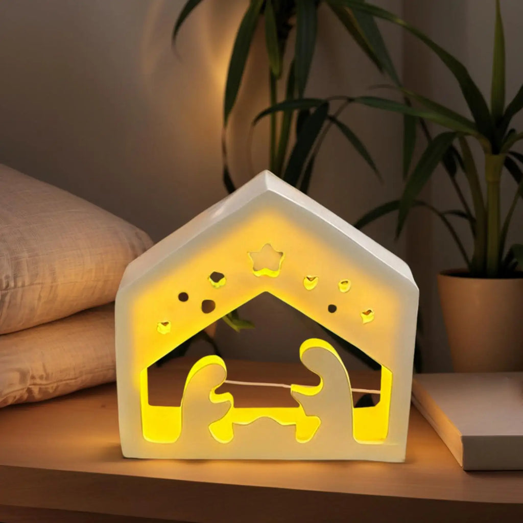 Nativity Scene Silicone Mold – Tealight, Resin & Candle Template Silicone Craft Mold Qme
