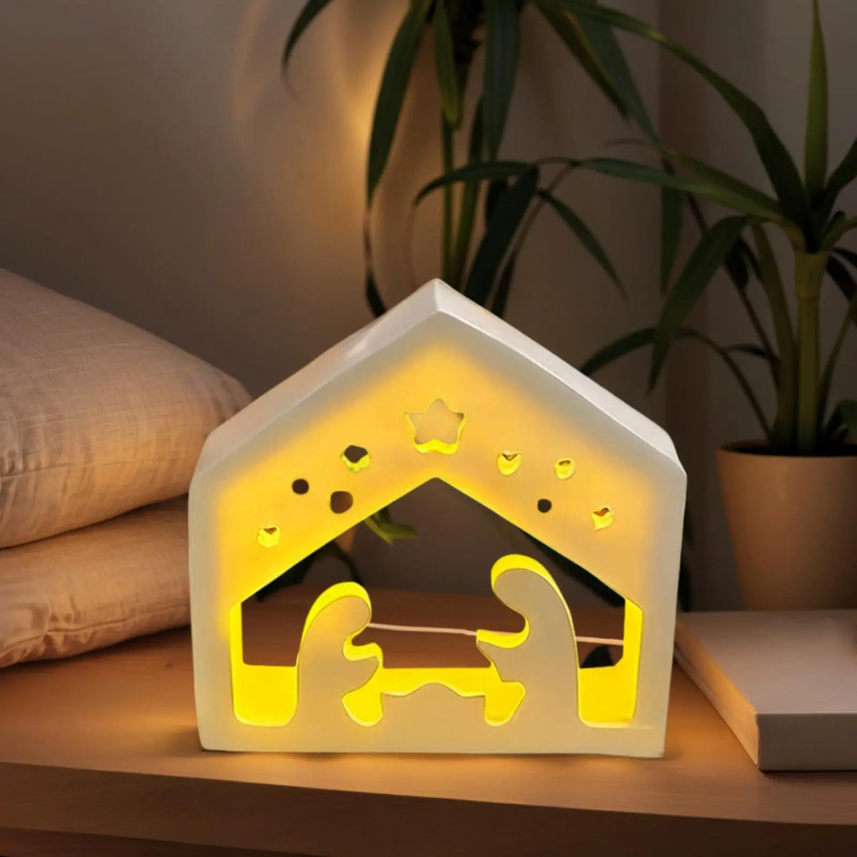 Nativity Scene Silicone Mold – Tealight, Resin & Candle Template Silicone Craft Mold Qme