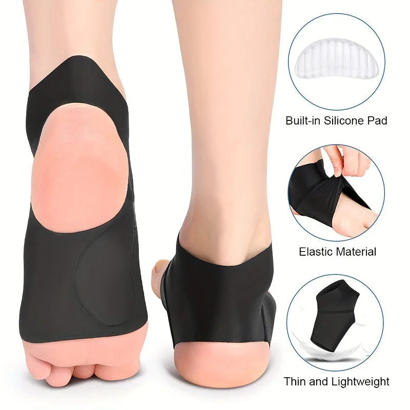 Arch Gel Pad Ankle Support Sleeve – Breathable & Soft Ankle Support Sleeve Qme