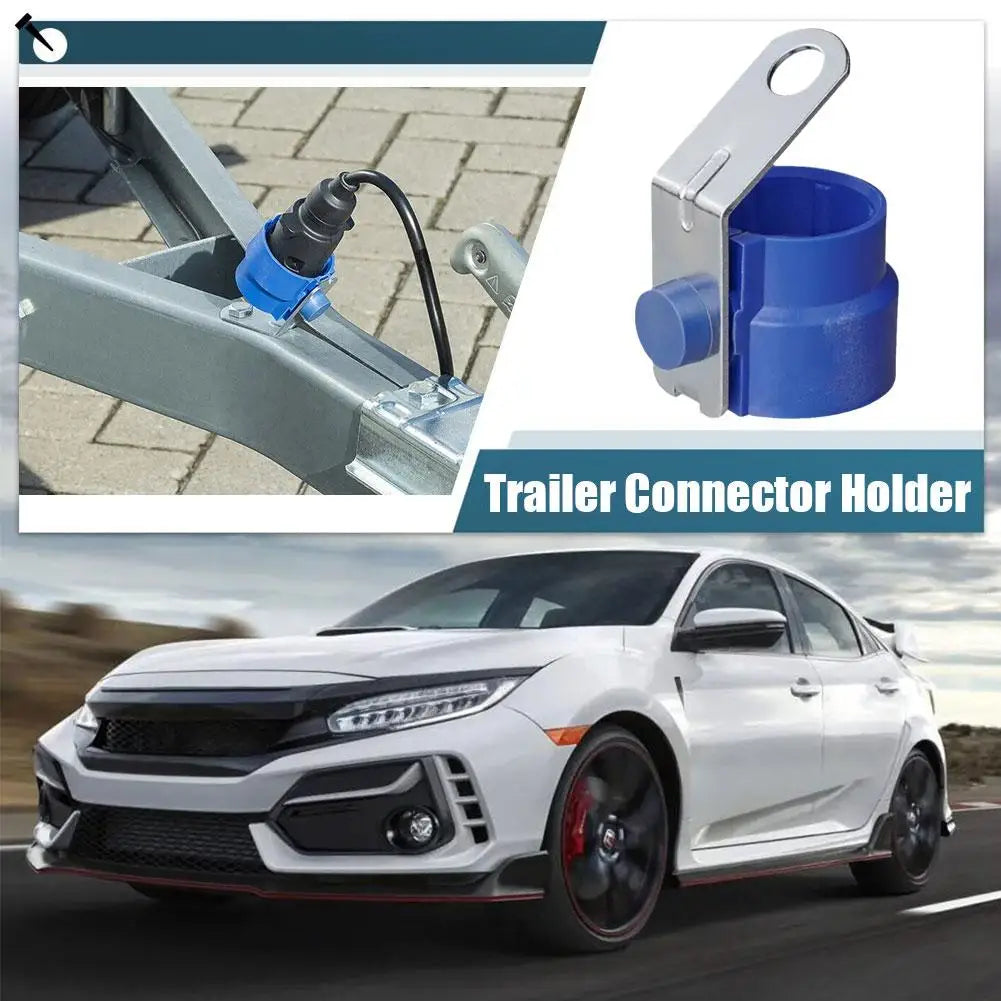Trailer Plug Holder & Cover – 7 & 13 Pin Connector Bracket Trailer Plug Holder Qme