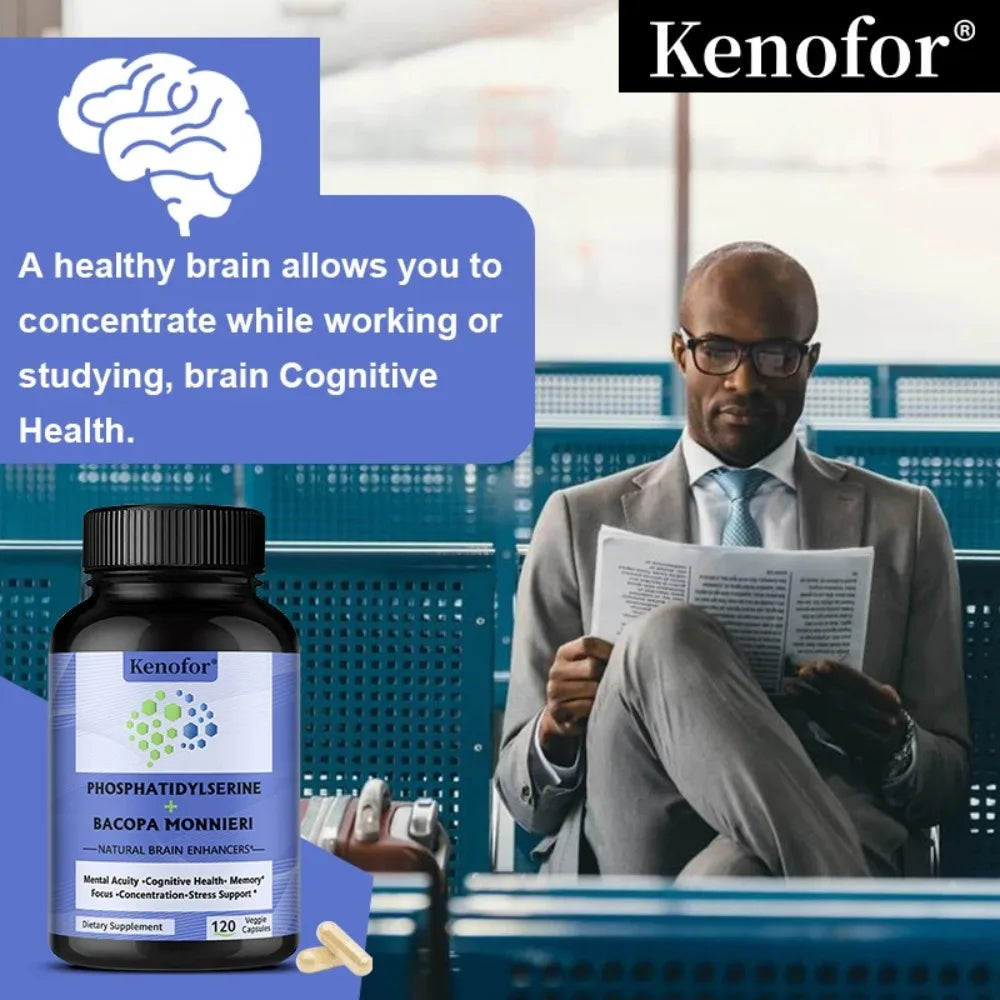Phosphatidylserine Capsules – Brain Focus & Memory Support Brain Health Supplement Qst