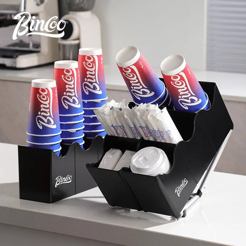 Coffee Station Organizer with Removable Stand & Caddy Countertop Organizer Qst