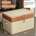 Double-Layer PU Storage Box – Large Clothes & Quilt Organizer Wardrobe Storage Box Qme XXL