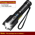Super Bright Rechargeable LED Flashlight – 7 Modes & Power Bank Rechargeable Flashlight Qst without battery