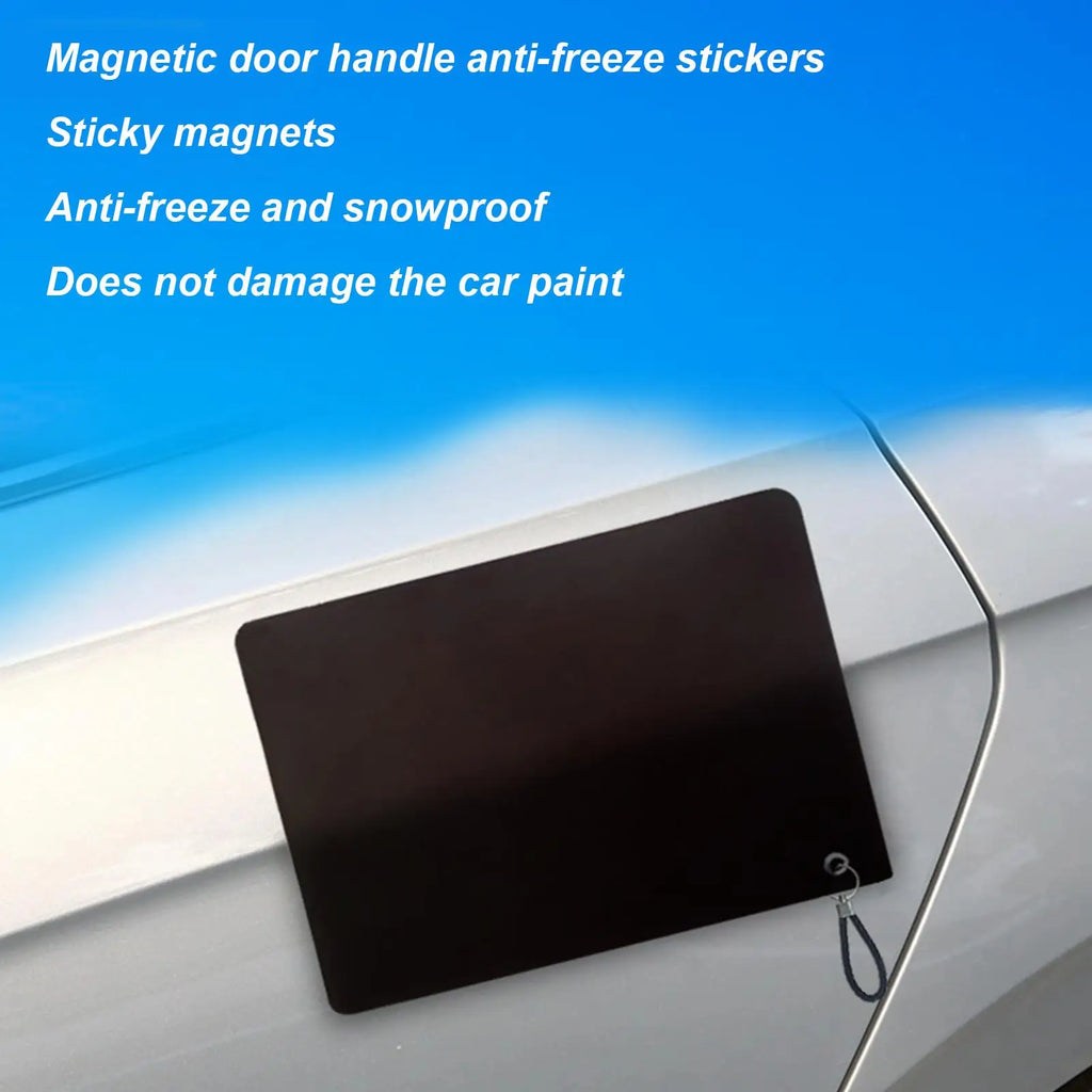 Magnetic Car Door Handle Protector – Winter Snow & Ice Guard Car Door Protector Qme