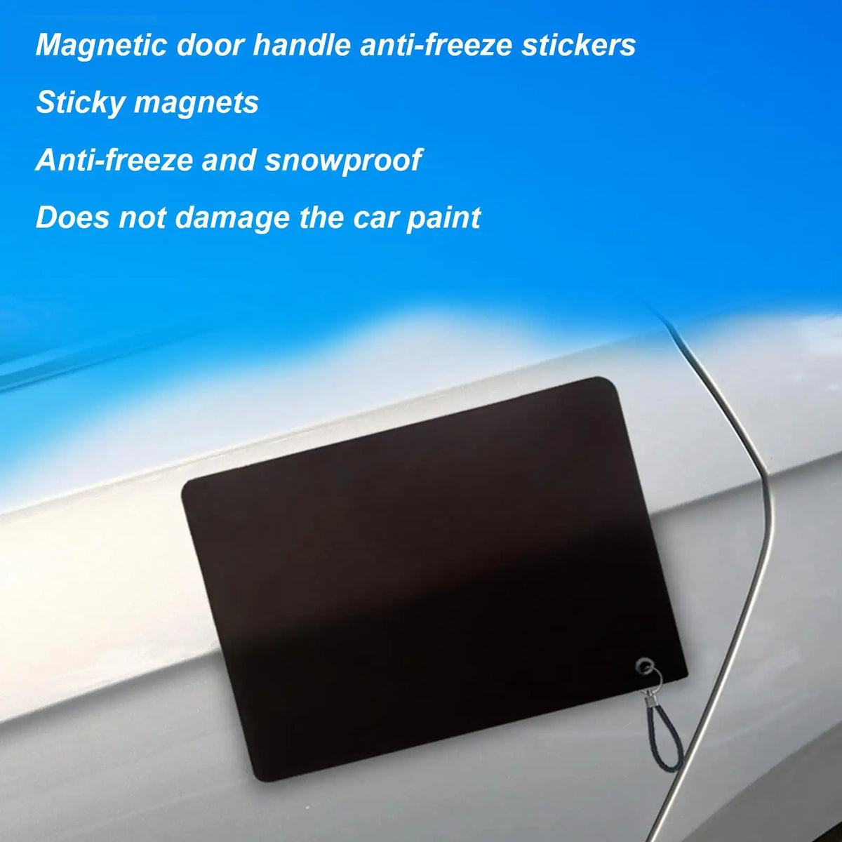 Magnetic Car Door Handle Protector – Winter Snow & Ice Guard Car Door Protector Qme