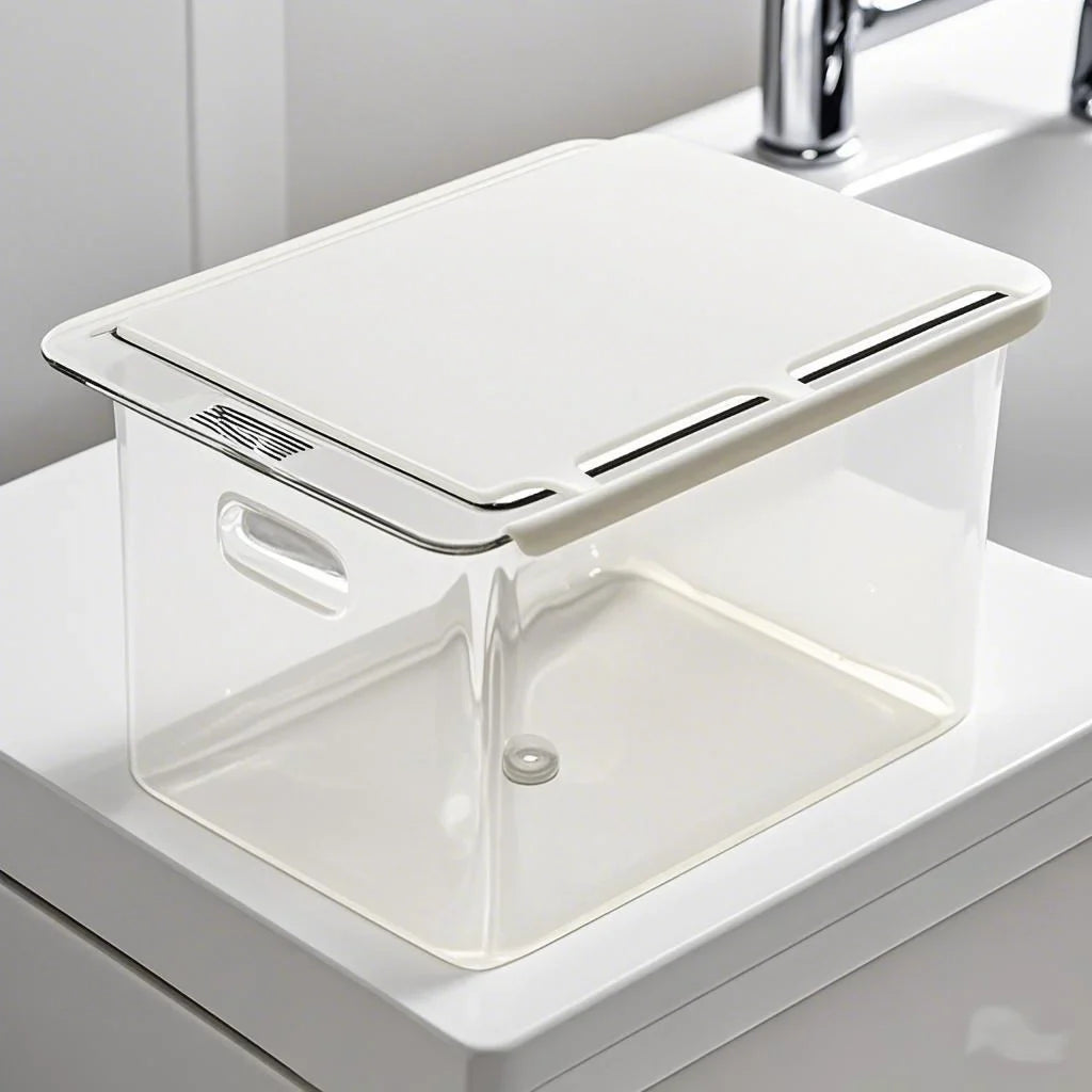 Bathroom Mirror Cabinet Pull-Out Drawer Cotton Swab Organizer Bathroom Drawer Organizer Qme