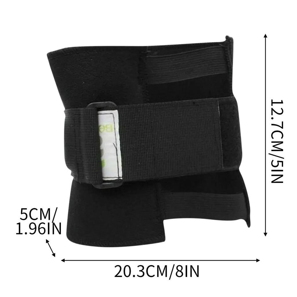 Magnetic Knee Pad Support Brace – Adjustable Black Magnetic Knee Support Qme